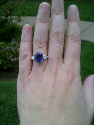 Gemstone Wedding Rings Submitted by Jackie L from Florida